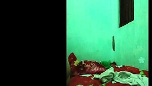 khmer hot girl alone on bed, craving her friend's big cock?