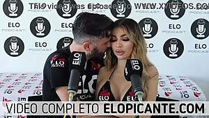 Watch Veve Valencia strip her underwear in the hot room?