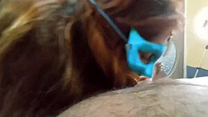 lovely blowjob by hot tania sucking big cock