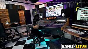 Crystal Rush from Russia gets banged hard in missionary, bent over, doggystyle, and riding positions with big tits bouncing.