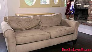 teen stepsister fingered in pov blowjob session 💦