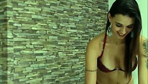 Wow, Mollya Model Shows Big Tits and Masturbates on Webcam!