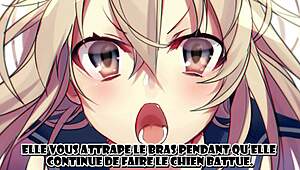 shimakaze wants to make you her sexual slave in this hentai femdom!