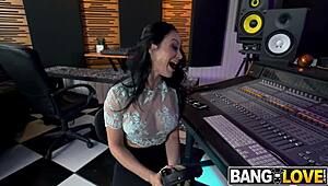 Crystal Rush from Russia gets banged hard in missionary, bent over, doggystyle, and riding positions with big tits bouncing.