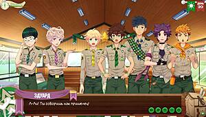 Game Friends Camp Episode 28: Relaxing with Natsumi Russian Voice Acting