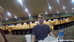 Pounding that busty bubble butt after bowling?