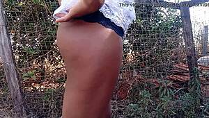 Indian Pornstar Banging Chinese Brunette's Ass in Anal Sex