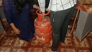 Indian Couple Achieves Orgasm In Kitchen Doggystyle