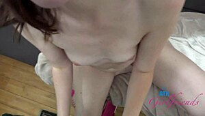 Intriguing Webcam Teen 18+ Deals With Older Associate's Jerk Behavior In Hardcore Sex