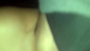 In this pov, the latina continues her blowjob on the big cock