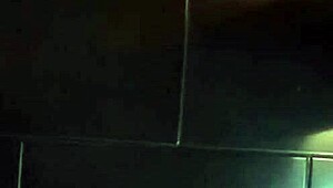 Chava Amateur Fucks in Front of Mirror Wearing Black Dress