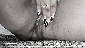 wild squirt from fat latina's big pussy.