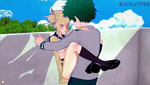 Intense Himiko Toga Fucks Izuku Midoriya In My Hero Academia Hentai Creampie