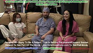 New Hooters Girl Blaire Celeste Humiliated in Physical Exam by Dr Stacy Shepard!