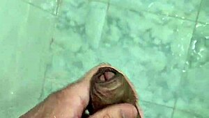 Young Brazilian Jerking Off In Shower Feels Intense Pleasure