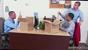 Two brothers sucking and fucking in gay porn to earn bonus