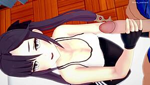 mona in her new sport outfit wants to play with a big cock