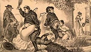 Vintage Erotic Illustration with Bold Retro Anime Style