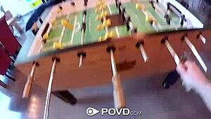 pov loser eats winner out with alexis adams in blowjob and doggystyle on fulltube.xxx