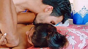 teen bf's tight pussy drilled by horny desi hanif