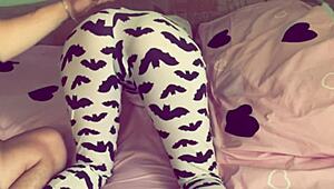 Teen Bent Over for Intense Home Blowjob and Doggystyle Sex!