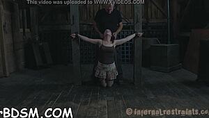 Couple tries hardcore bondage and domination on mobile