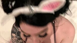 सेक्सी कर्वी अमिलिया ओनीक्स अपने बड़े टिट्स और स्लॉपी स्किल्स से हॉटेस्ट पीओवी ब्लोजॉब देती है