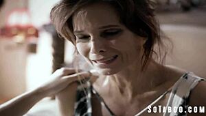 Heartless Stepbrothers DP Helpless Sick Stepmom in Wild Threesome