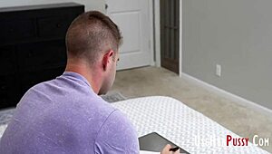 Harper Red, the redhead tutor gets free use from her student.