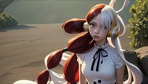 hey, check this wild ai-generated uta from one piece hentai