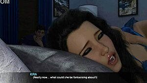 in this chapter, my stepsister reveals her secret camgirl job with big tits