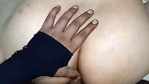 priyanshisharma14 shows off her beautiful ass while bending over. she toys it deep for fun.