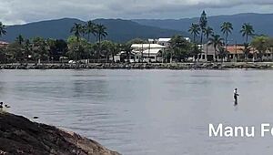 Manu Fox Feels Intense Pleasure Naked on Beach