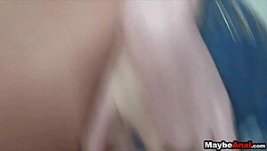 does this trashy blonde slut like anal in public? addison o riley pov