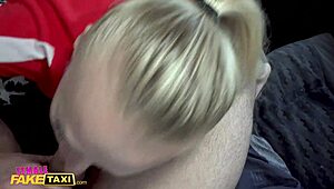 Kayla Green Creampied in Fake Taxi with Big Boobs Out