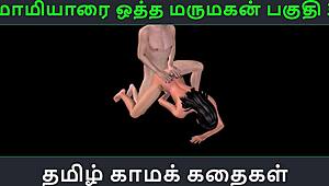 i watched this tamil audio sex story of maamiyaarai ootha marumakan pakuthi 3 in animated 3d porn with indian girl fun