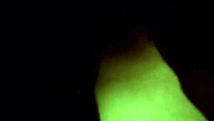 In North Carolina, a wet interracial slut gets fingered to orgasm and squirting.