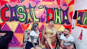 A Loira Gostosa Beatriz Sampaio Venho Ser Entrevistada Por Nós E Acabou Sendo Toda Fundida