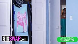 सिसस्वैप - नॉटी बेस्टिज सॉयर कैसिडी और सेरेना सैंटोस पीओवी में स्टीपब्रोज को स्लैम करती हैं
