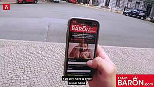 Cambaron Fucks Young Goth Bitch Outdoors with Natural Tits and Shaved Pussy