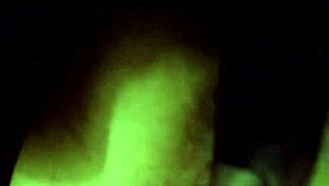 In North Carolina, a wet interracial slut gets fingered to orgasm and squirting.