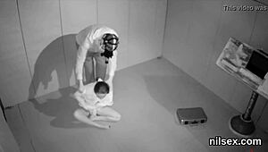 Slutty teen dragged to anal asylum for hardcore hole therapy