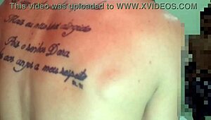 Teen foreplays with monster cock backstage.