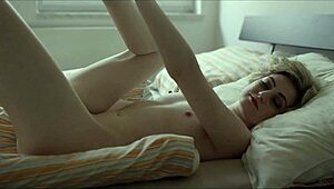 Czech teen with huge tits masturbates in bed. Join her for wild fun.