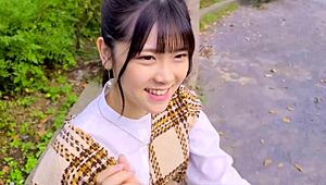 Part1 cute JD Akari in shocking reunion with boyfriend. Punishment sex begins with spanking and massive cum inside sensitive folds