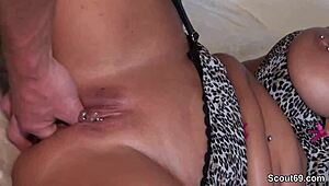 hot milf gets slammed in the ass during amateur action! 🔥