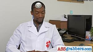 two interracial gay bangers drilling in a hot session