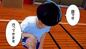 Teasing High School Girl in 3D Hentai Animation