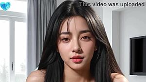 That 21yo Asian step sis with huge boobs bangs hard POV.