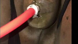 pussy pump squirting orgasm labia spread wide 😈